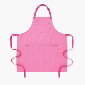 Delantales de lona de algodón con bolsillos grandes ajustables resistentes con espalda cruzada repelente al agua personalizado para uso en cocina para hombres y mujeres - Product Image 5