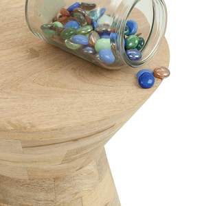 Mesa de centro de madera sostenible Taburete lateral Muebles para el hogar para sala de estar - Product Image 3