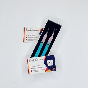 Pinzas Somofy Enterprises de Acero Inoxidable para Extensión de Pestañas, 90 Grados, 10 mm de Longitud, Punta Serrada, Duraderas, Precisión, con Logotipo - Product Image 6