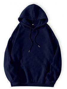 Ensemble de survêtement de course pour homme, sweat à capuche et pantalon de survêtement avec poche kangourou et cordon de serrage, 100% coton, hiver - Product Image 3