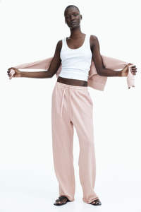 Offre Spéciale femmes survêtement pantalon décontracté Fitness Joggers grande taille sport Baggy couleur rose cordon taille femmes survêtement pantalon - Product Image 2