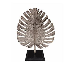 Objet de table sculptural fini argent de style caractéristique pour intérieurs de maison modernes et présentoirs de fenêtres fabriqués à la main en Inde - Product Image 6