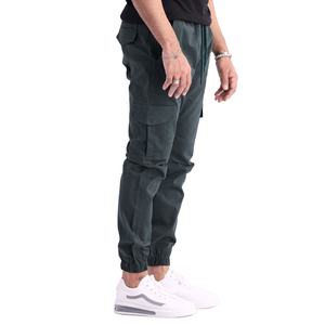 กางเกงคาร์โก้เอวสูงมีสไตล์มาใหม่กางเกงคาร์โก้ดีไซน์ทันสมัยสำหรับผู้ชายกางเกงลำลองใส่สบาย - Product Image 3