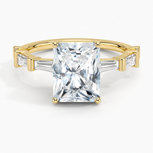 Vendedor superior corte radiante VVS Lab Grown Diamond 14K oro sólido estilo de moda anillo de compromiso de moda fina para regalos de uso ocasional - Product Image 1