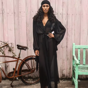 Paréo de plage imprimé pour femmes avec finition élégante, vêtements de plage pour femmes, paréo imprimé contemporain - Product Image 1
