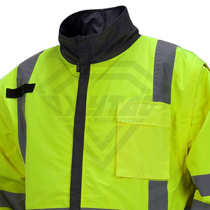Offre spéciale Vestes de sécurité en polyester antistatiques personnalisées Veste de sécurité réfléchissante et confortable pour service OEM - Product Image 4