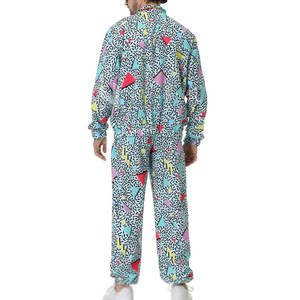 ชุดวอร์มสำหรับผู้ชายชุดวอร์มเข้ารูปพิมพ์ลายซับลิเมชันแบบสีพื้น - Product Image 3