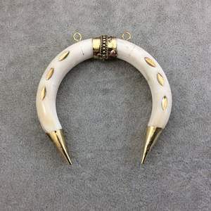 Pendentif en corne de buffle naturel de qualité supérieure, écologique, artisanal indien, design amour - Product Image 2