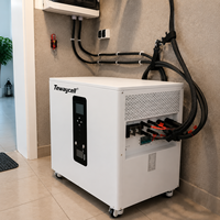 Système de stockage d'énergie solaire hors réseau tout-en-un triphasé 32 kWh CAN/WIFI 5A avec équilibrage actif LiFePO4 20-30 kW pour maison/villa/ferme