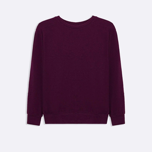 Jersey en blanco de lana de algodón liso para impresión personalizada Sudaderas de lana de algodón pesado de gran tamaño para hombres y mujeres - Product Image 1