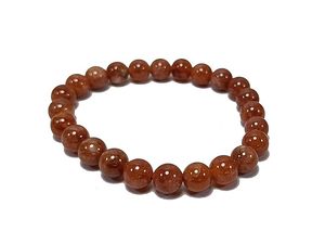 Handmade Sunstone Round <b>Beads</b> <b>Bracelet</b> Crystal <b>Beads</b> Fashion Jewelry for <b>Men</b> & Women Energy Gemstone Gift - Product Image 6