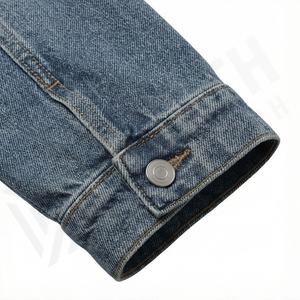 Veste en jean pour femmes, services OEM respirants, qualité supérieure, prix bas, logo personnalisé imprimé, vêtement élégant et tendance, vente en gros - Product Image 6