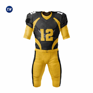 Ultimate Durability Printed Custom American Football Jersey Set 3D Pattern 100% Polyester Quick Dry Breathable Plus Size <b>Men</b> - Product Image 5