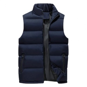 <b>White</b> <b>Vest</b> Jacket <b>Men</b> Slim Fit Stand Collar Sleeveless Puffer Jackets Spring Autumn Casual Waistcoat <b>Men</b> Warm Coat Trends - Product Image 2
