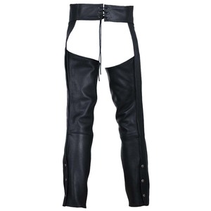 Premium Quality Fully Lined Genuine <b>Leather</b> Motorbike <b>Chaps</b> Wholesale Windproof Protection Custom Made Sizes Customized Color - Product Image 3