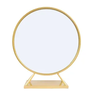 Dernier style élégant miroir de maquillage nouveau miroir en métal pour salle de maquillage nouveau look prix de gros cadre de Table - Product Image 2