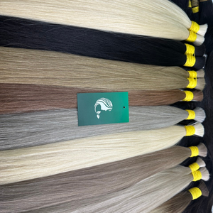 Extensión de cabello brasileño natural alineado con cutícula de alta calidad al por mayor cabello indio crudo a granel sin procesar - Product Image 4