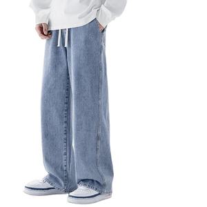 Fabricante Profesional de Jeans OEM, Pantalones Vaqueros Casuales para Hombre con Logotipo Personalizado, Pantalones Anchos Clásicos con Lavado Ácido, Pantalones de Invierno para Hombre - Product Image 3