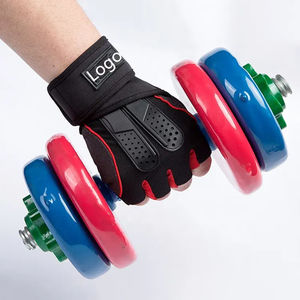 Guantes de entrenamiento Unisex de excelente calidad, antideslizantes, transpirables con medio dedo para deportes, levantamiento de pesas, entrenamiento de gimnasia - Product Image 1