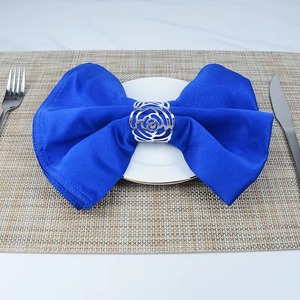 Magnifique Décoration de Table de Mariage Rond de Serviette Rond Réglage de Table en Métal Accessoire Fantastique pour Mariage - Product Image 3