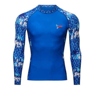 เสื้อแรชการ์ดแขนยาวทรงสปอร์ตสำหรับผู้ชาย เนื้อผ้านุ่ม สวมใส่สบาย เหมาะสำหรับเล่นกีฬา - Product Image 1