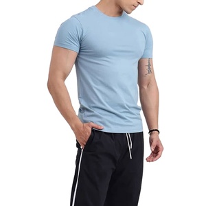 เสื้อยืดสีพื้นผ้าถักเนื้อนุ่มทรงสปอร์ต 100% ผ้าฝ้าย สีตามสั่ง ขายดี ราคาโรงงาน ขายส่ง - Product Image 1