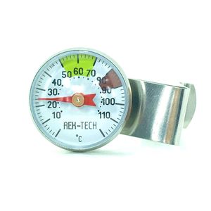 AEK-Tech เครื่องวัดอุณหภูมินมบาริสต้าสแตนเลส-เครื่องมือวัดอุณหภูมิ - Product Image 1