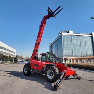 <span class=keywords><strong>Chariot</strong></span> télescopique de <span class=keywords><strong>location</strong></span> RG-4018 4 tonnes 18 m 4x4 4WS personnalisable pour le prêt d'équipements d'ingénierie - Product Image 1
