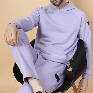 Haute qualité 100% coton unisexe Jogging costume personnalisé imprimé Logo respirant à capuche hommes survêtement pour automne direct usine - Product Image 4