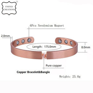 Plain Fashionable <b>Copper</b> <b>Bracelets</b> for Arthritis <b>Magnetic</b> Cuff Customized Fashion <b>Copper</b> <b>Magnetic</b> Cooper Cuff <b>Bracelet</b> - Product Image 6