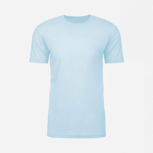 Super Combed Cotton <b>Blue</b> Round Neck Half Sleeve T-<b>Shirt</b> Classic Organic <b>Blue</b> Next Level <b>Men</b> T-<b>Shirt</b> - Product Image 5