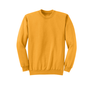 Sweat-shirt à col rond à manches longues pour hommes, en molleton de coton mélangé durable, pull chaud et élégant pour les saisons froides - Product Image 3