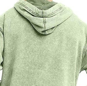 Style de luxe 500GSM pull à capuche pour hommes femmes unisexe surdimensionné col à capuche motif solide Logo avant pour l'hiver quantité minimale de commande bas - Product Image 2