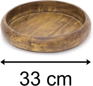 Frutero Grande de Madera de Mango para el Hogar, Frutero Rústico de Madera - Product Image 2