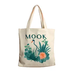 Factory price Custom Full color Printed Plain Recycled Shopping Bag Organic Cotton Canvas Tote Bag With Logo