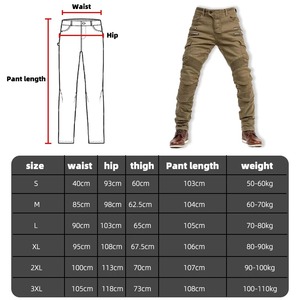 Pantalones de Motociclismo Cordura para Hombre, con Protección CE, Transpirables, Impermeables, Resistentes a la Abrasión, Vaqueros de Motociclista para Turismo - Product Image 4
