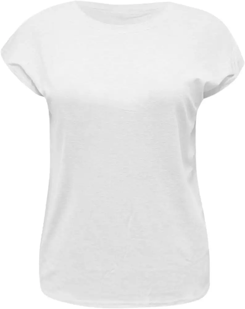 Cuộn lên chất lượng cao Phụ nữ t-shirt Ngắn Tay Áo giản dị tùy chỉnh màu sắc cho mùa hè.