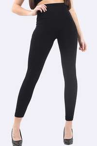 Pantalon de sport sans couture taille haute pour femme Scrunch Butt Sport Running Yoga Fermeture à la taille élastique Collants d'entraînement Couleur unie - Product Image 6