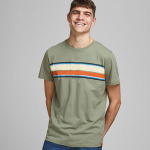 T-shirts personnalisés OEM Streetwear T-shirt pour hommes épais coton tricoté Crew Fitness sérigraphie t-shirt vêtements de musculation - Product Image 2