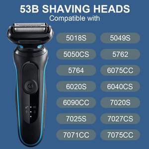 2 cabezales de repuesto para afeitadora eléctrica de doble cuchilla, compatibles con varios modelos, para afeitado facial, características de la afeitadora rotativa - Product Image 5