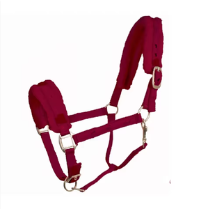 Ensemble de licol pour cheval en nylon et PP de style occidental, toutes tailles, avec rembourrage en fourrure, équipement équestre, logo personnalisé MH Global Exports MH-HL-28 - Product Image 1
