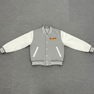 Chaqueta Universitaria de Invierno para Mujer de Primera Calidad, Cortavientos, Impermeable, Transpirable, Informal, de Algodón Personalizado con Perlas - Product Image 4