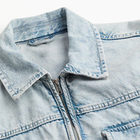 Veste en jean décontractée élégante pour femmes, durable, écologique, respirante, personnalisable, avec plusieurs poches, pour l'hiver