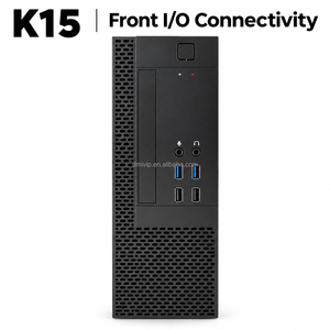 <span class=keywords><strong>Caja</strong></span> de Ordenador K15 Slim Micro ATX, Chasis de Acero de 92 mm <span class=keywords><strong>con</strong></span> 4 Puertos USB Frontales para <span class=keywords><strong>PC</strong></span> Mini ITX - Product Image 2