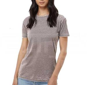 Camiseta de manga corta con lavado ácido de alta calidad para mujer, camisetas de mujer de alta calidad, proveedor de camisetas para mujer al por mayor en Pakistán - Product Image 2