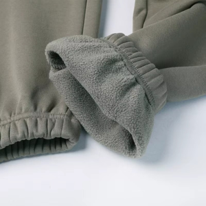 LOGOTIPO personalizado DIY Marca Conjuntos con capucha Tipo de moda Traje de 2 piezas Lana gruesa Jogging Chándal de gran tamaño Sudadera con capucha + Pantalones Streetwear - Product Image 3