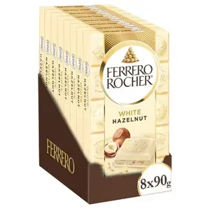 Ferrero Rocher Fine Hazelnut Milk Chocolate, Perfect Valentine's Day Gift, 42 Count