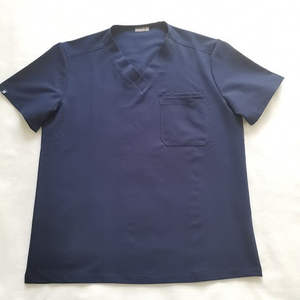 Meilleure qualité médecins col en v hommes soins infirmiers gommages uniformes ensembles gommages médicaux en gros hommes hôpital uniforme chemises et pantalons - Product Image 3