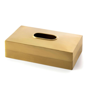 Latest Gold <b>Tissue</b> Box Hotel Supplies Superior Quality Solid Metal Brass Napkin Holder <b>Tissue</b> Storage Box Holder <b>for</b> Sale - Product Image 2