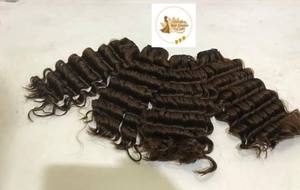 Vente en gros 100% Remy Virgin Vietnamien Extension de cheveux Super Double Drawn cuticule Alignée Lâche Vague Profonde 100gr Bundle - Product Image 3